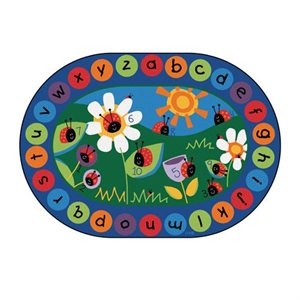 TAPIS "LADYBUG CIRCLETIME" 6'9"X 9'5"