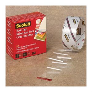 RUBAN À LIVRES SCOTCH 845 ROULEAU 1''1 / 2 X 15 V 