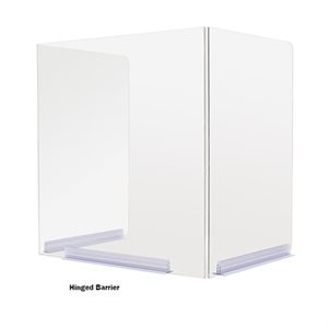 "d bent edge classroom barrier 18""h"