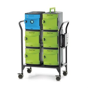 d tech tub modular cart w / uv tubs for 26 divices